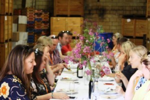 Case Buyers Lunch at Harris Organic Wines
