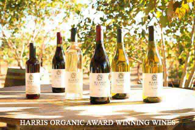 Harris Organic Award Winning Wines