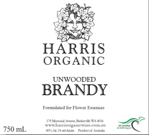 Organic brandy for Flower Essences